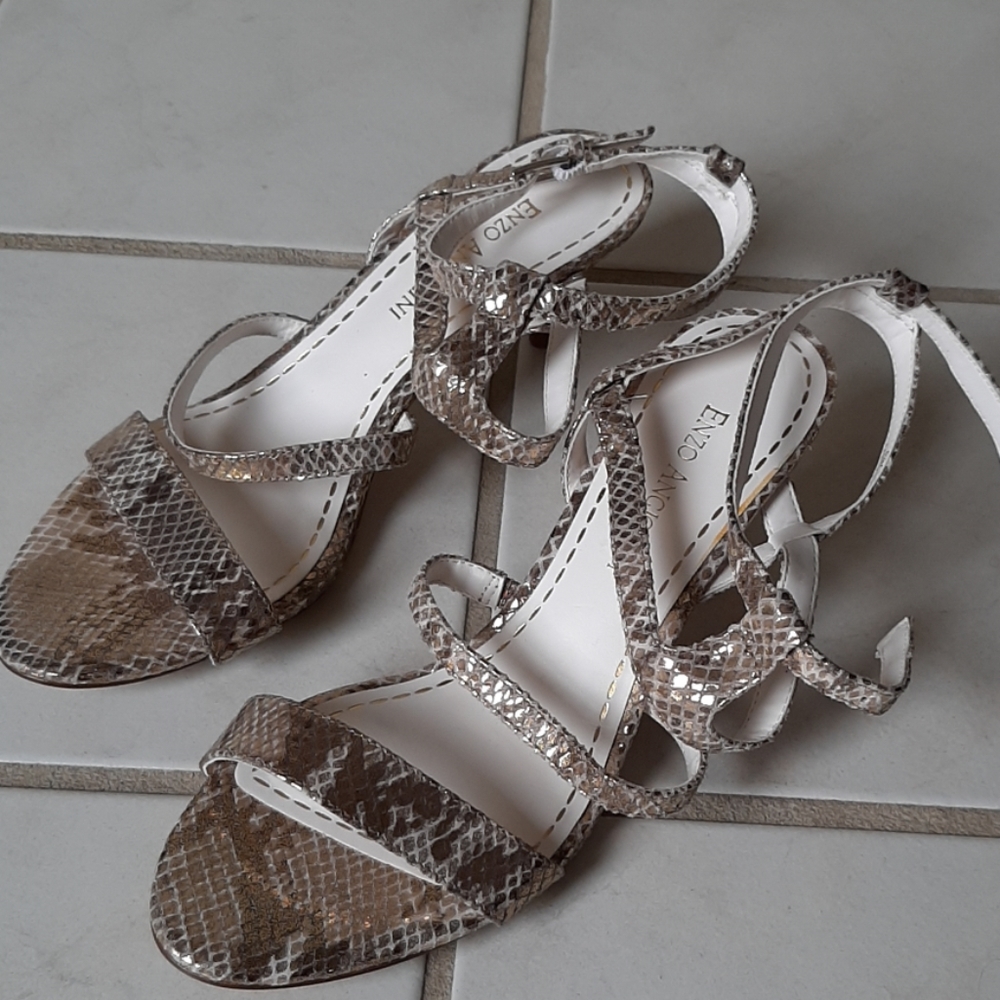 Gold & Silver strappy sandals